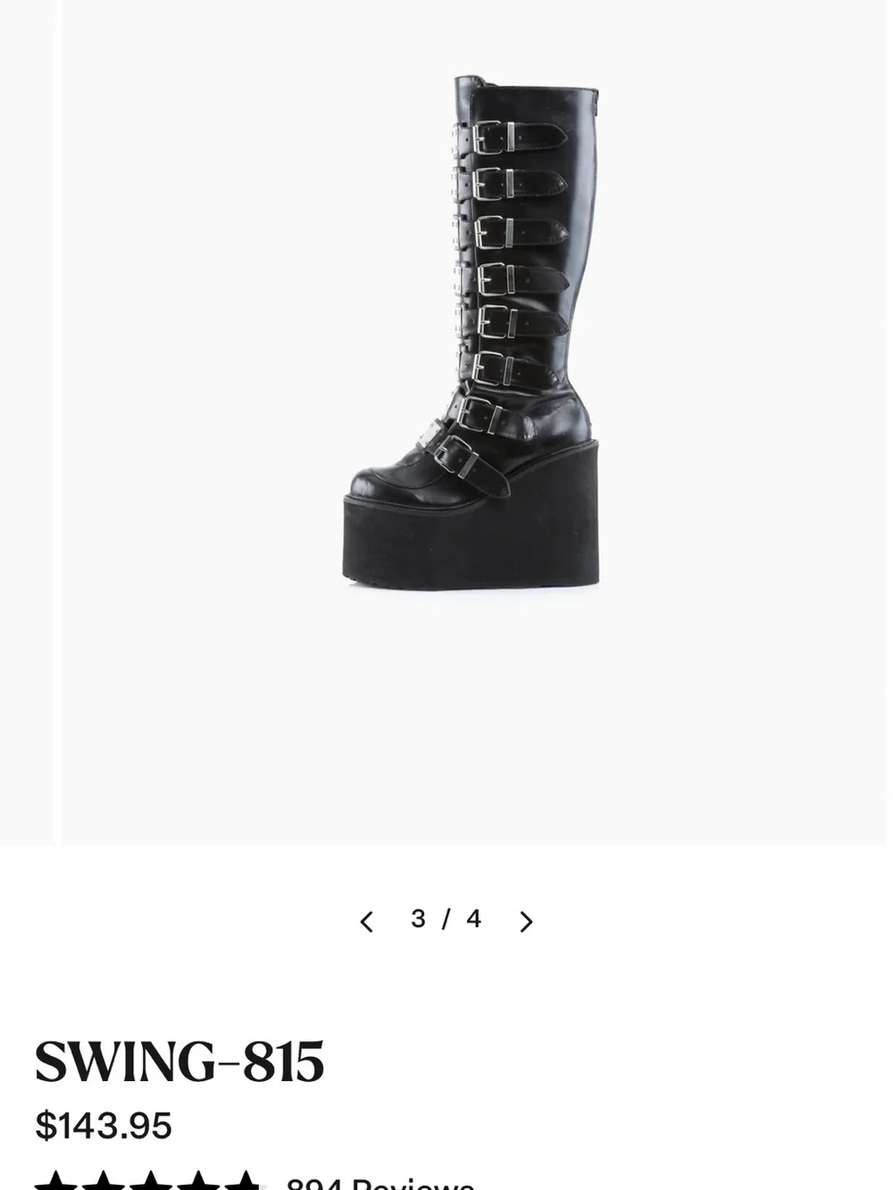 Demonia Black swing 815